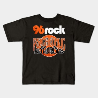 WKLS 96 Rock Atlanta - Psychedelic Saturday Kids T-Shirt